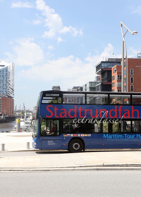 1-Day Hop-on/Hop-off Bus Tour of Hamburg Line D - City Landmarks Close Together: Rathaus, Europa Passage, and St. Michael’s Church