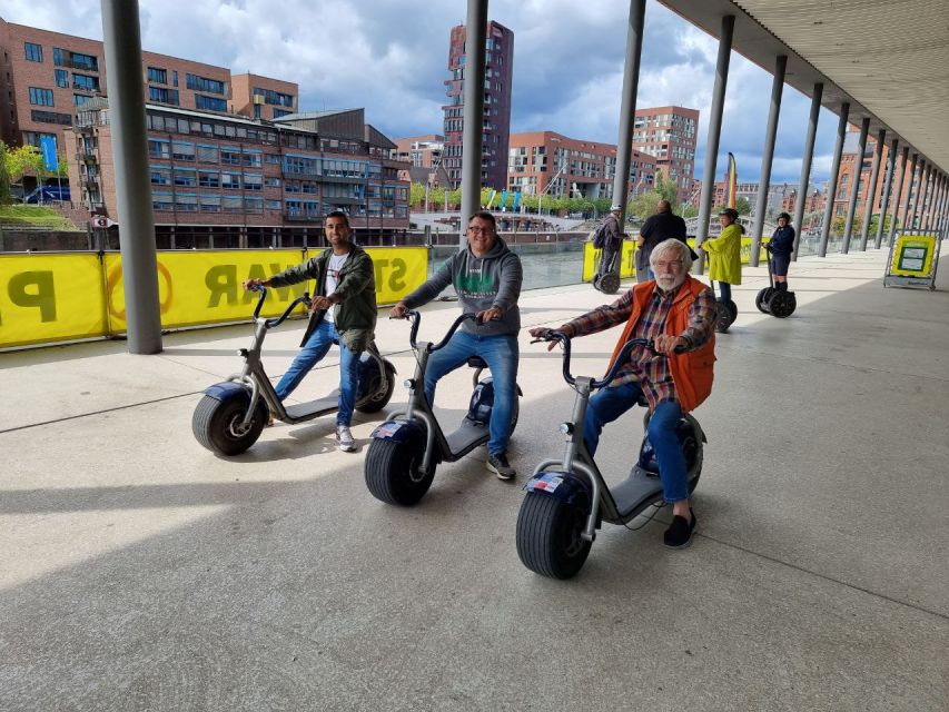 2 Hours Hamburg E-scooter Tour - Elbphilharmonie, Sandtorhafen, and the Marco Polo Tower Skyline