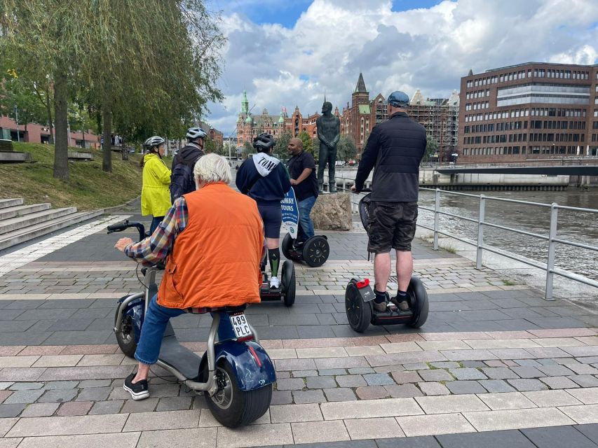 3 Hours Hamburg E-Scooter Tour - Hafencity to Marco Polo Tower and Elbphilharmonie: the waterfront photo route, but with motion