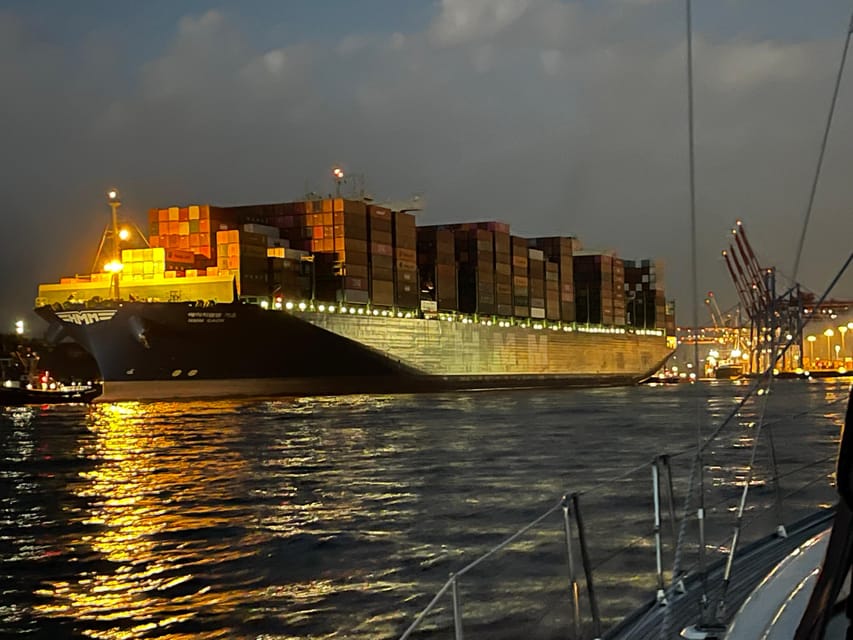 "After Work" - Sailing-Yacht Cruising Event, Hamburg/Elbe - A 42-Foot After-Work Sail in Hamburg That Shows the Real Port