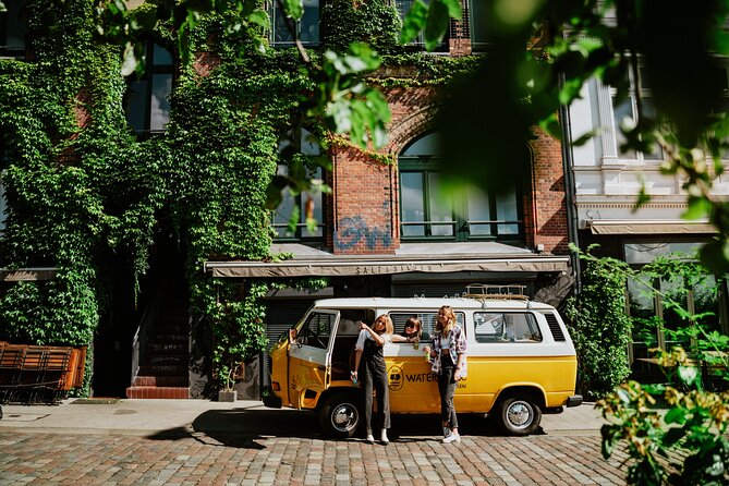 Discover Hamburg in a retro Bulli - Alter Elbtunnel: Stairs, Cast Iron, and a 1911 Walk Under the Elbe