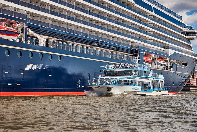 Hamburg: 1-hour harbor tour - St. Pauli Landungsbrücken and the cruise-ship edge of Hamburg