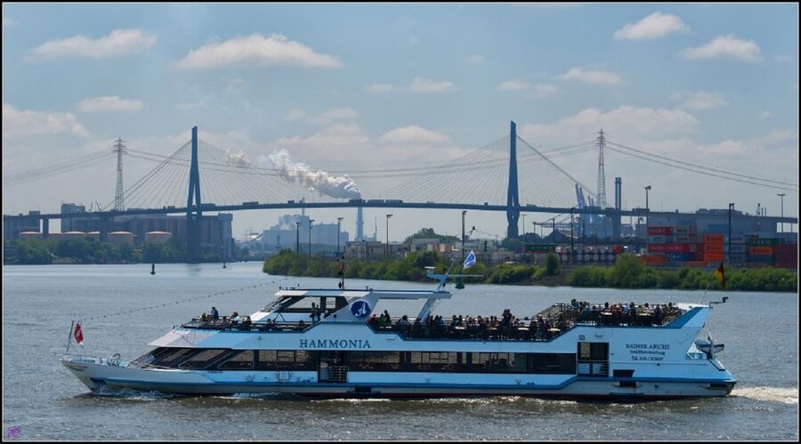 Hamburg: 2-Hour Sightseeing Cruise to Blankenese - Köhlbrand Bridge and Blohm + Voss Docks, Big Structures in Real Scale