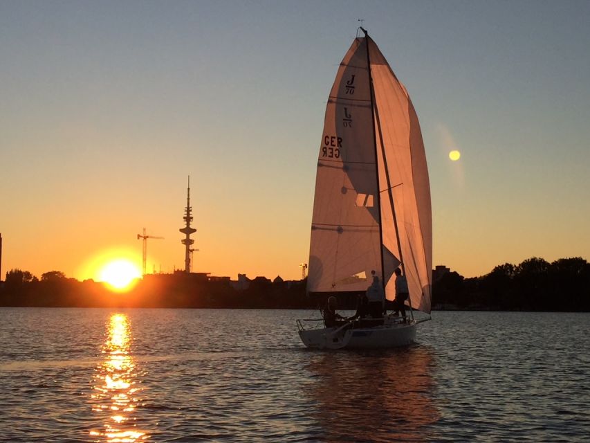 Hamburg: Alster River Sailboat Tour with Sundowner - Key highlights worth your attention