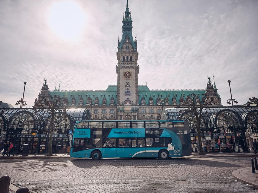 Hamburg: Hop-On Hop-Off Bus City Tour - Line F - A 1-day pass that stitches together Hamburg’s waterfront and shopping streets