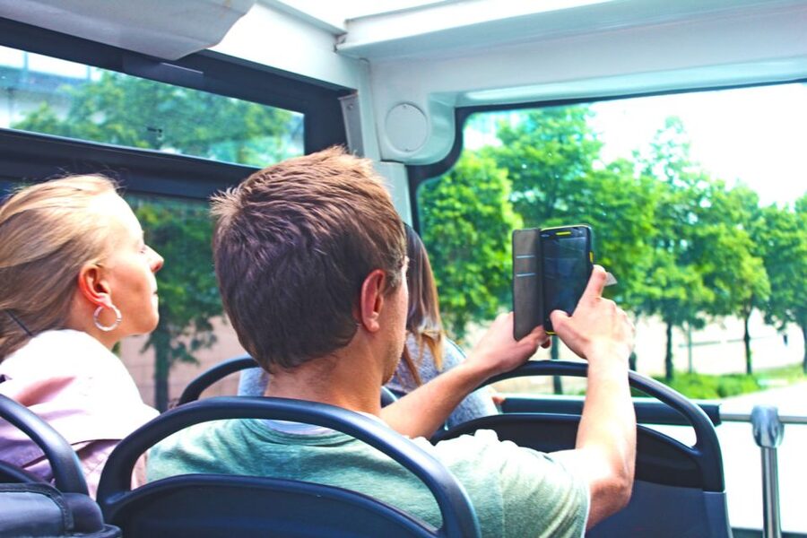 Hamburg: Hop-On Hop-Off Bus City Tour - Line F - Stop 05: Reeperbahn, Hans Albers Square, and Beatles Square vibes
