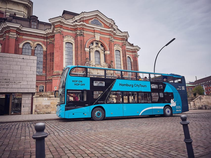 Hamburg: Hop-On Hop-Off Bus City Tour - Line F - Stop 07: St. Michaelis Church (Michel), climb-and-view payoff