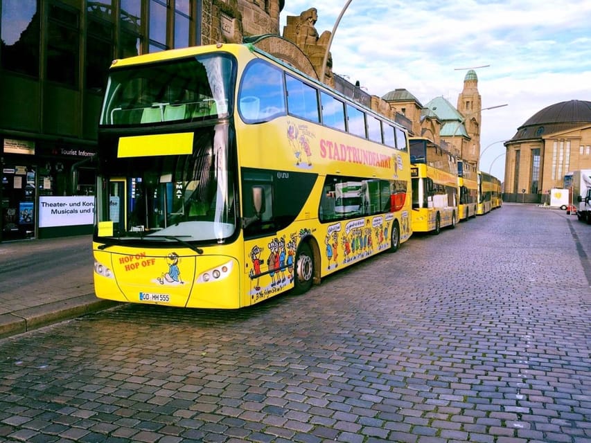 Hamburg: Hop-On Hop-Off Bus Tour Yellow Double Decker - Key things to know before you ride