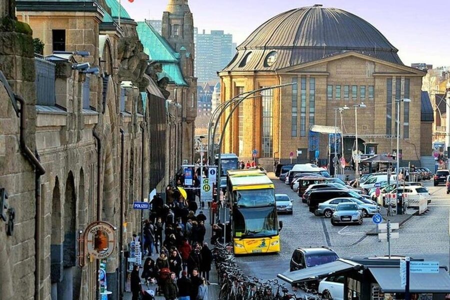 Hamburg: Hop-On Hop-Off Bus Tour Yellow Double Decker - Speicherstadt and the harbor sights: brick warehouses and big views