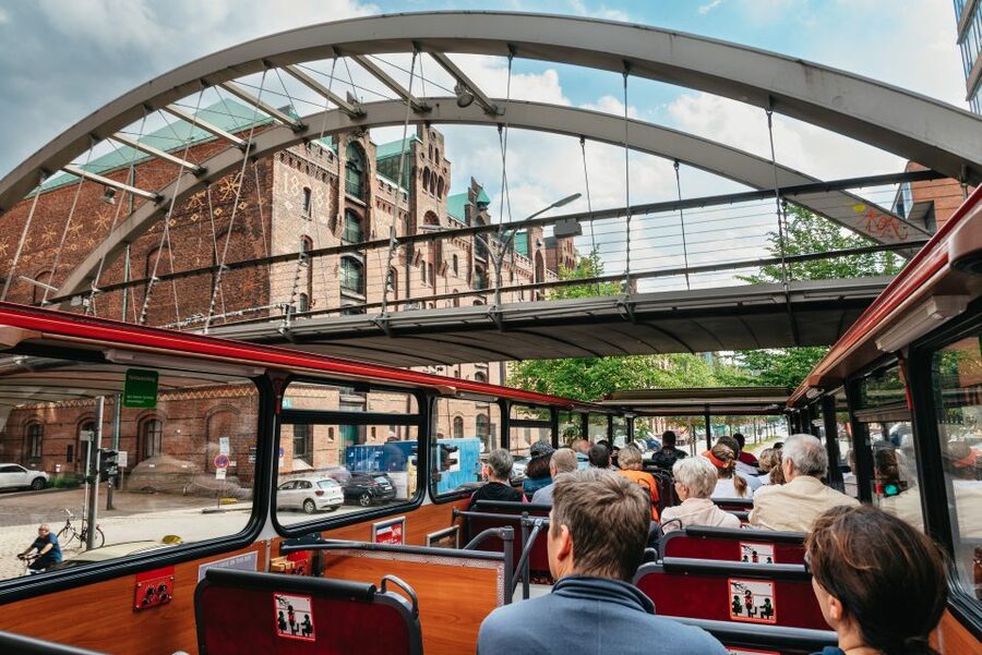 Hamburg: Line A Sightseeing Hop-On Hop-Off Bus Tour - Dammtor, Hamburg Messe, and the city-center approach