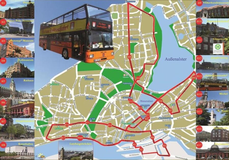 Hamburg : Line G Hop-On Hop-Off Sightseeing Tour - How the route helps you understand Hamburg fast