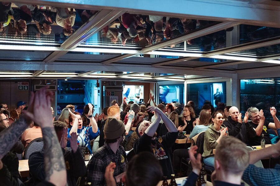 Hamburg: Party Bingo with the Bingo Gringos - Finding the Überseebrücke and Your Ship on the Left