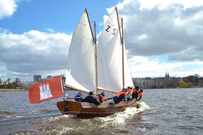 Hamburg Small-Group Sunset Sailing Cruise on Lake Alster - The Boat and Crew Style, Sailing First, Stories When You Ask