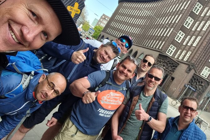 Mister X Hamburg 2h city tour, hunting & games for all ages - The Route Style: Lots of Sights, Photo Stops, and a Chosen Transport Mix