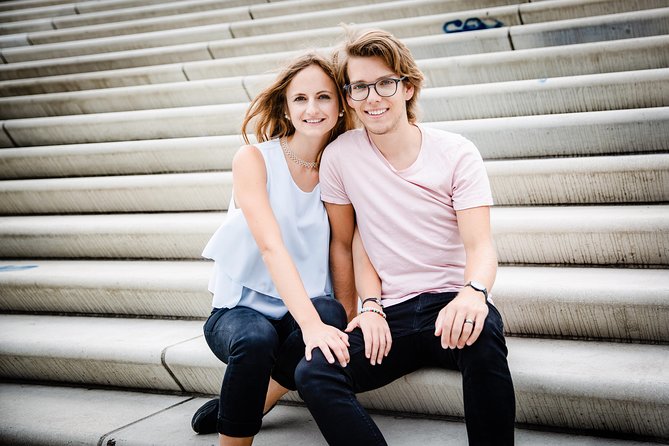 Private Romantic Urban & Street Photoshoot - Stop 3: Mahnmal St. Nikolai Courtyard and Outer Walls for Meaningful Portraits